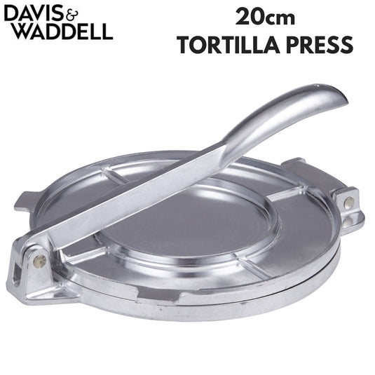Davis & Waddell Fiesta 20cm Tortilla Press Maker Tool Kitchen Aluminium Alloy-1
