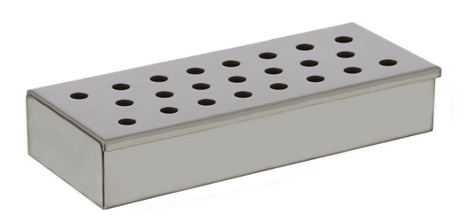 Davis & Waddell Woodchip Smoker Box Stainless Steel 24 X10 X4.5cm-0