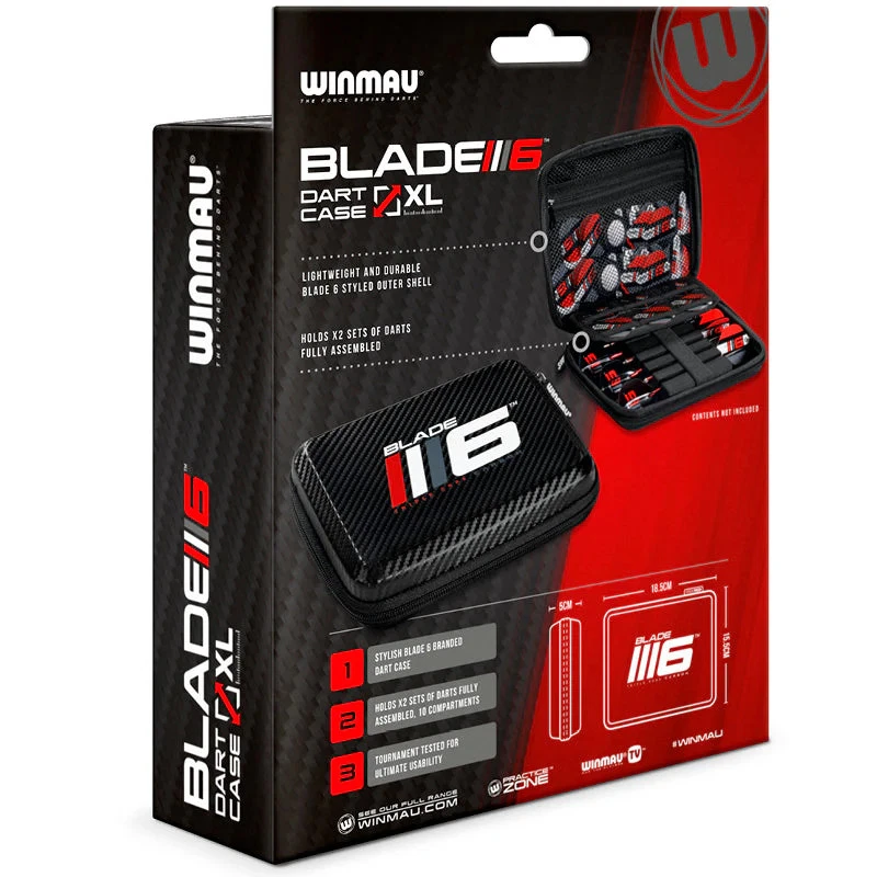 Load image into Gallery viewer, Winmau Blade 6 XL Darts Case Holds 6 Assembled Darts Dart Wallet-3
