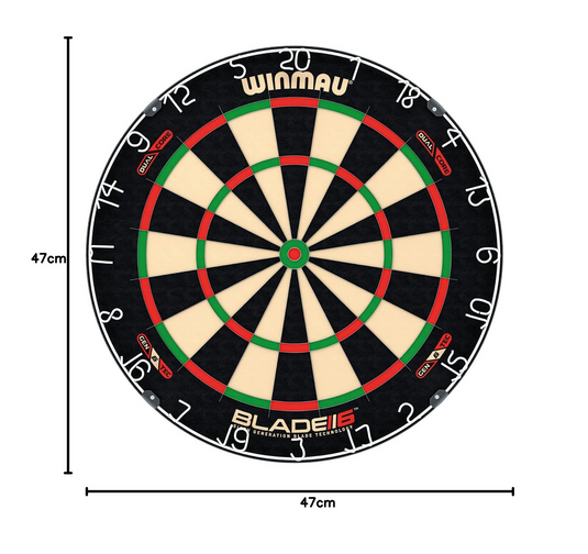 Winmau Blade 6 Dual Core Dartboard Official WDF Size Rota-Lock System-2