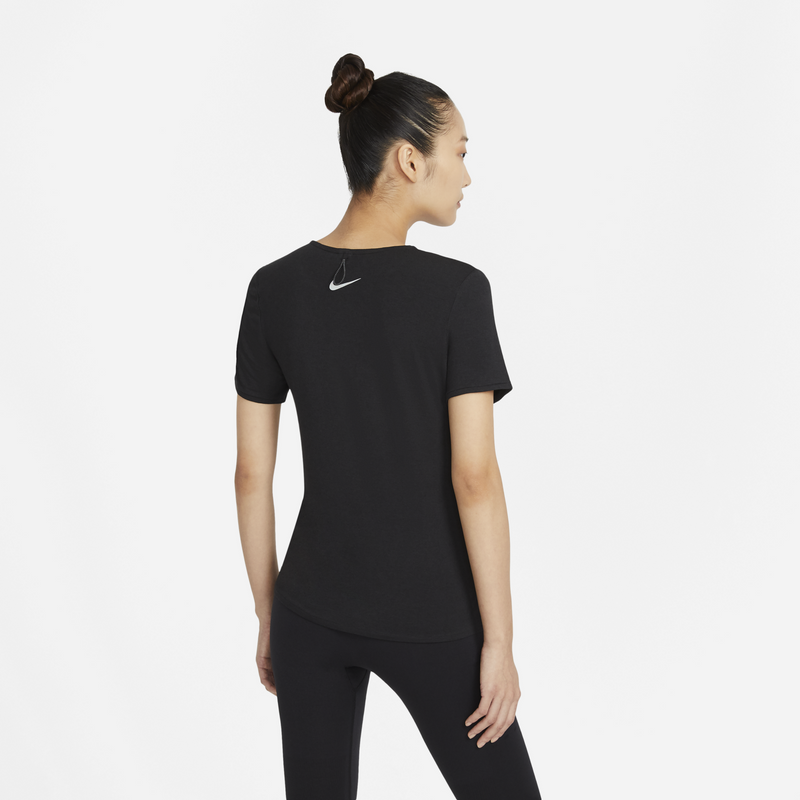 Load image into Gallery viewer, Nike Womens Run Division City Sleek Short Sleeve Top - Black-2
