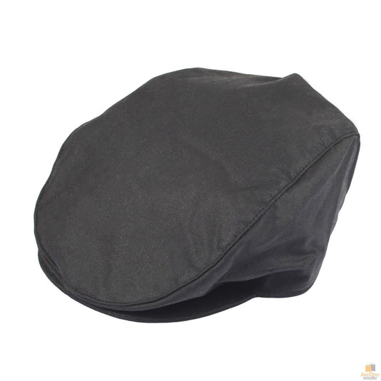 DENTS Halley Stevenson Waxed Cotton Flat Cap Ivy Hat Driving Cabbie 1-2109 Lined-4