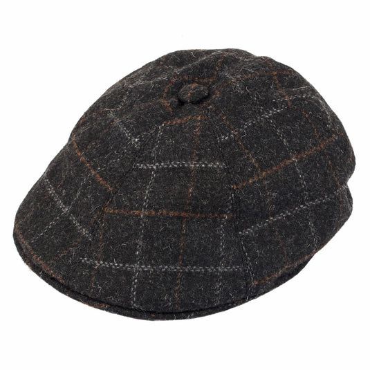 Dents Window Pane Check Driver Cap Driving Cabbie Quilted Satin 1-3037-2