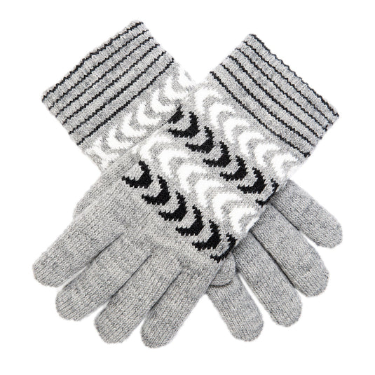 DENTS Ladies Womens Gloves Fleece Lined Warm Chevron Winter Ski-3