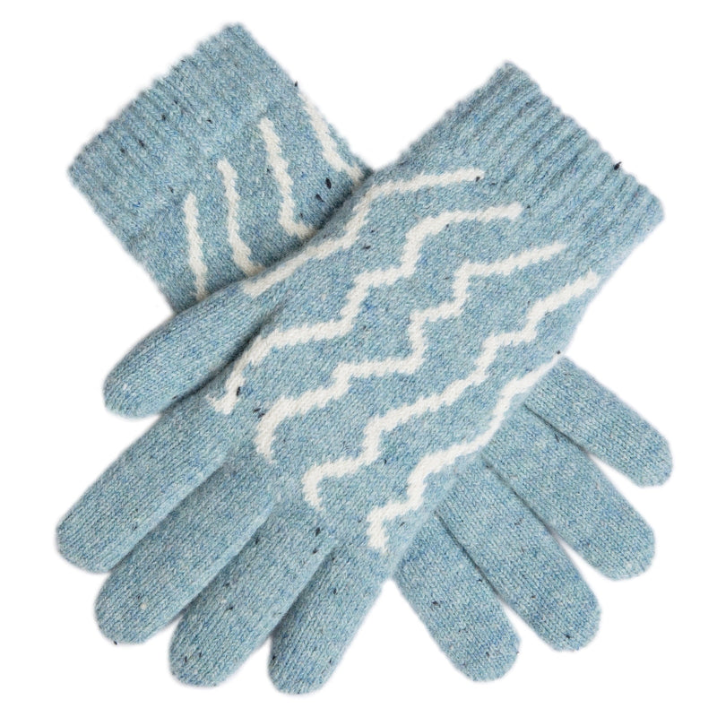 Load image into Gallery viewer, Dents Premium Womens Striped Knitted Gloves Warm Winter Knitted Pattern-2
