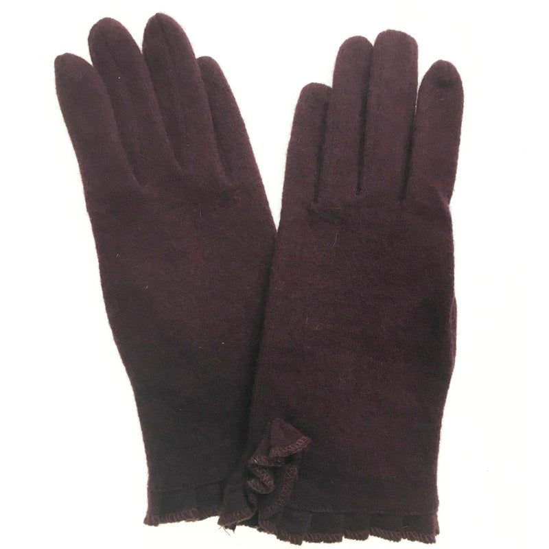 Load image into Gallery viewer, DENTS Ladies Soft Warm Unlined Acrylic Gloves Gloves Warm Winter - Claret-0
