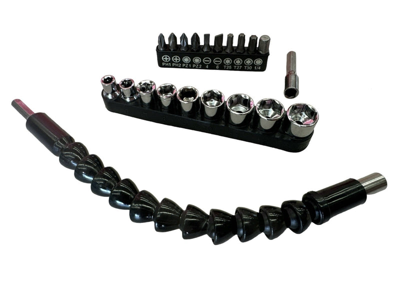 Load image into Gallery viewer, Flexible Drill Extension Right Angle Bit Attachment Holder Shaft Screwdriver-0
