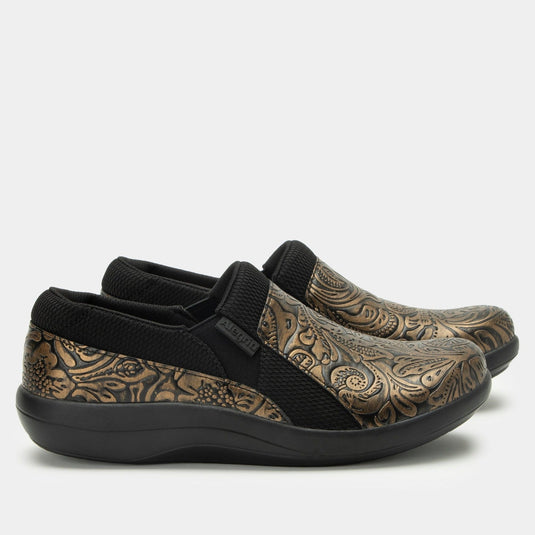 Alegria Duette Nursing Shoes Slip On Womens Work Hospitality in Bronze Swell-4