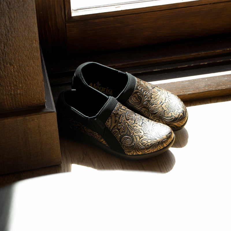 Load image into Gallery viewer, Alegria Duette Nursing Shoes Slip On Womens Work Hospitality in Bronze Swell-3
