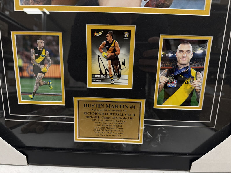 Load image into Gallery viewer, OFFICIAL Dustin Martin Richmond Tigers Signed &amp; Framed Memorabilia w/ Certificate of Authenticity-2
