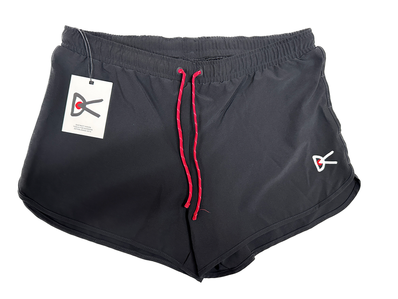 Load image into Gallery viewer, District Vision Mens Recycled Fibre Running Shorts - Black-1
