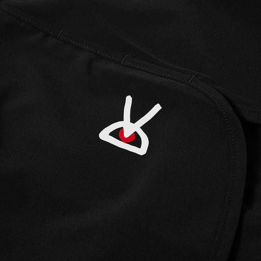 District Vision Mens Recycled Fibre Running Shorts - Black-2