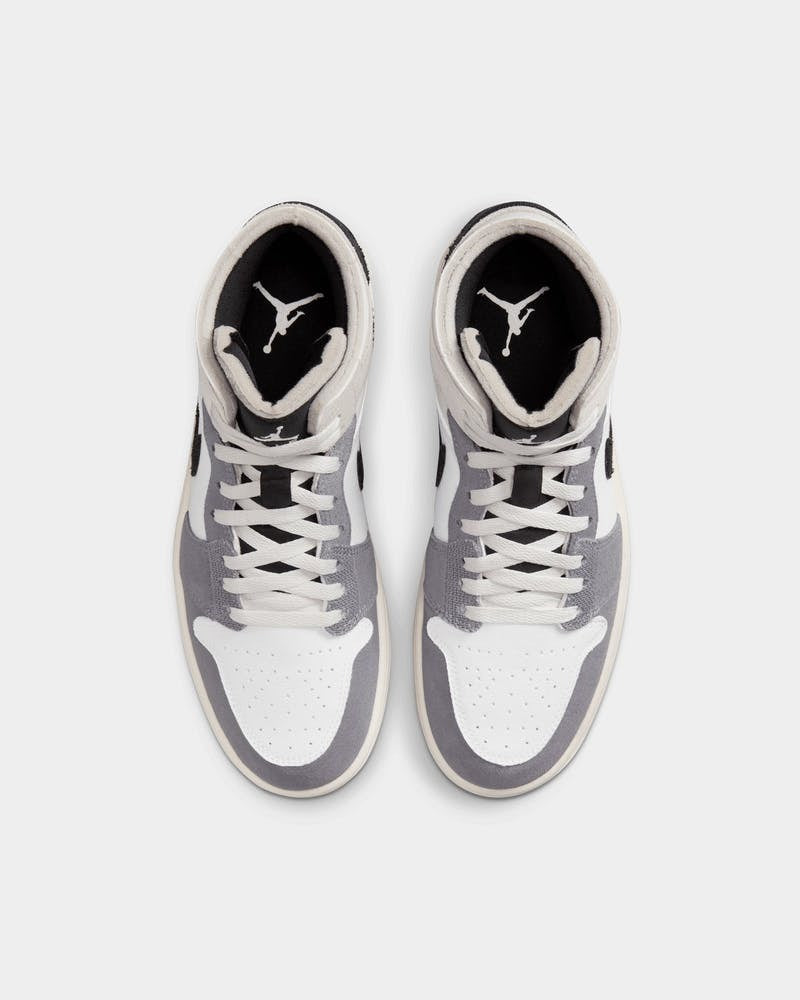 Load image into Gallery viewer, Nike Air Jordan 1 Mid Top SE Craft Shoes Sneakers - Cement Grey/Black - US 7-3
