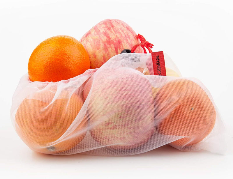 Load image into Gallery viewer, Set of 10 ECOCLAND Reusable Mesh Produce Bags Fruit Grocery Storage Washable Eco Bag-2
