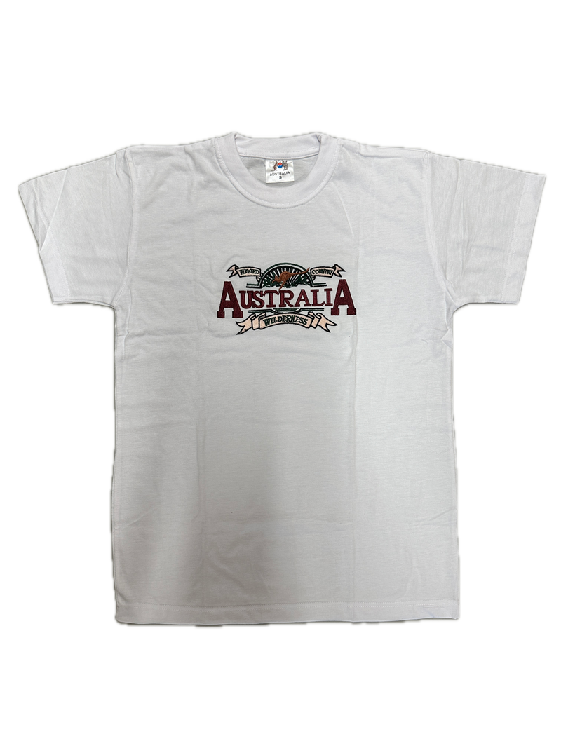 Load image into Gallery viewer, Mens Australia Wilderness T Shirt Souvenir Tee Top 100% Cotton - White-1
