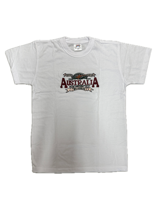 Mens Australia Wilderness T Shirt Souvenir Tee Top 100% Cotton - White-0