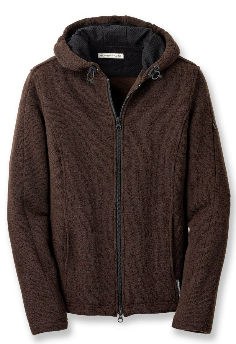 Load image into Gallery viewer, ExOfficio Alpental Full Zip Hoody Hoodie Womens Fleece Jumper Jacket 2072-0729 - Truffle - X-Small-1
