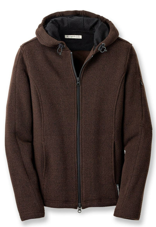 ExOfficio Alpental Full Zip Hoody Hoodie Womens Fleece Jumper Jacket 2072-0729 - Truffle - X-Small-1