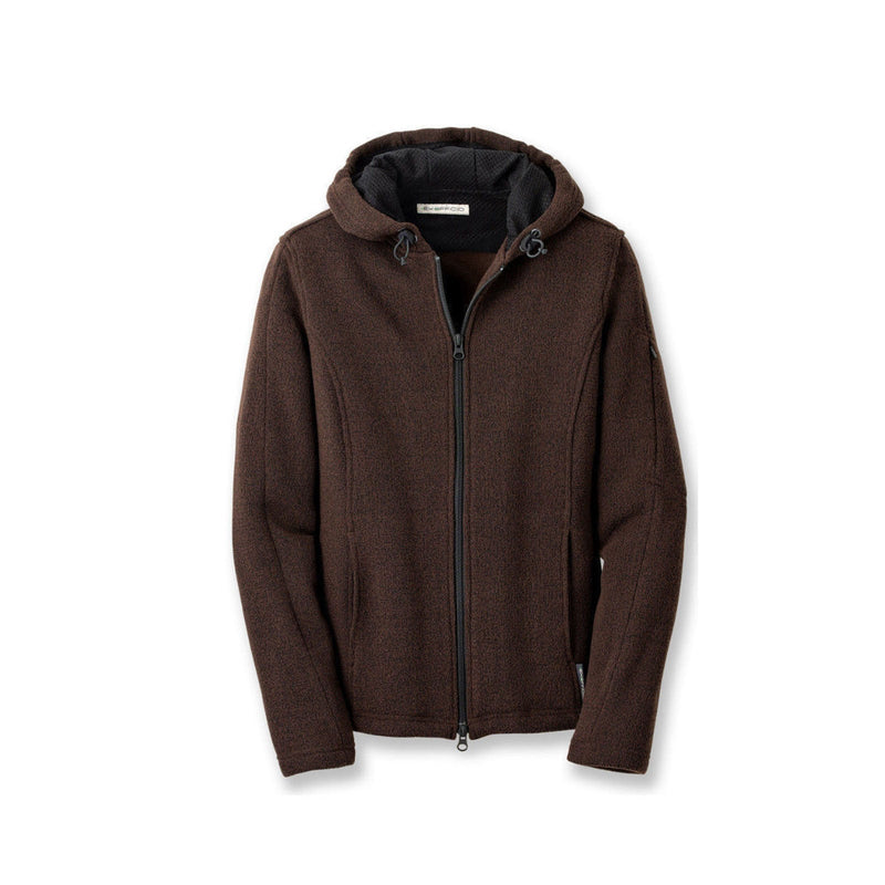 Load image into Gallery viewer, ExOfficio Alpental Full Zip Hoody Hoodie Womens Fleece Jumper Jacket 2072-0729 - Truffle - X-Small-3
