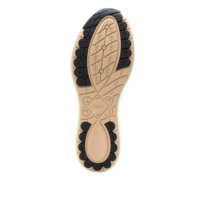 Load image into Gallery viewer, Alegria Womens Sneakers Eazeer Black Out Vegan Leather Shoes w/ Zip in Nomad-3
