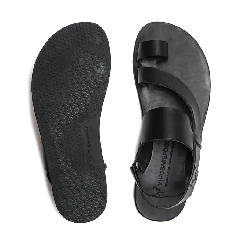 Load image into Gallery viewer, Vivobarefoot Opanka Sandal Womens Black
