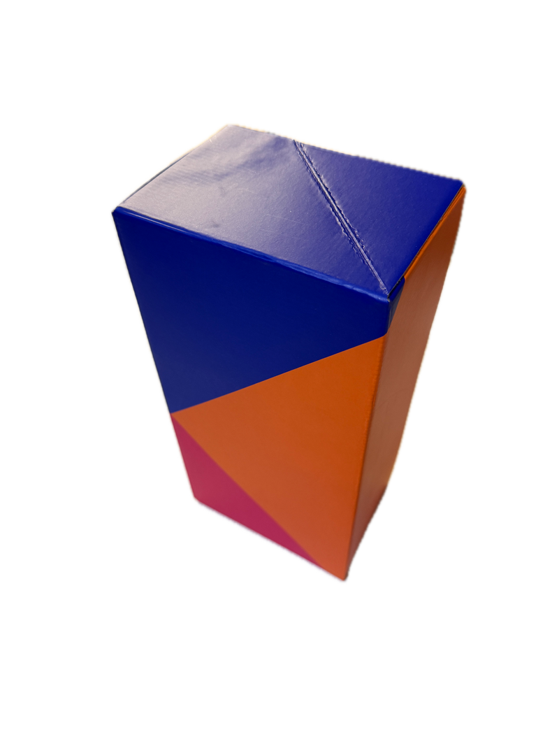 Load image into Gallery viewer, 10x Flat-Pack Cardboard Boxes Carton w/ Geometric Print (260x130x90mm)-3
