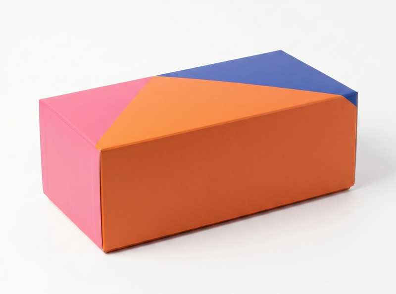 Load image into Gallery viewer, 10x Flat-Pack Cardboard Boxes Carton w/ Geometric Print (260x130x90mm)-2
