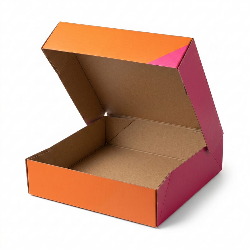 Load image into Gallery viewer, 20x Flat-Pack Cardboard Packing Boxes Carton w/ Geometric Print (255x255x65mm)-1
