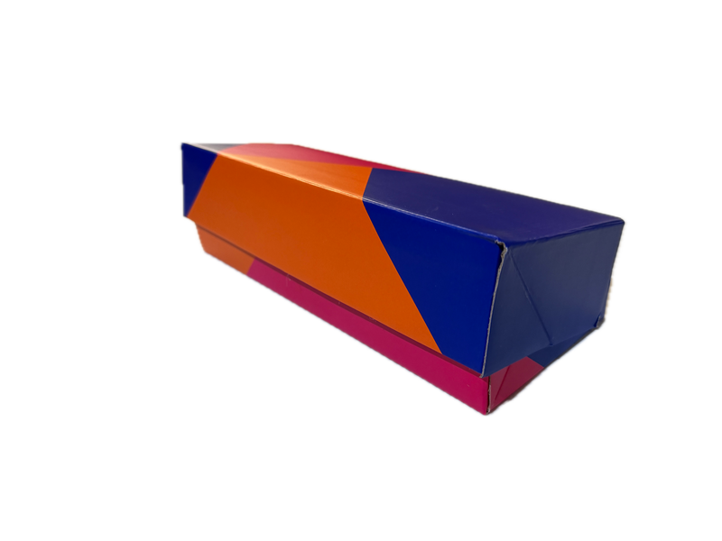 Load image into Gallery viewer, 20x Flat-Pack Cardboard Packing Boxes Carton w/ Geometric Print (278x100X55mm)-2
