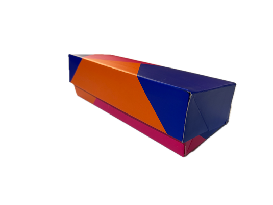 20x Flat-Pack Cardboard Packing Boxes Carton w/ Geometric Print (278x100X55mm)-2
