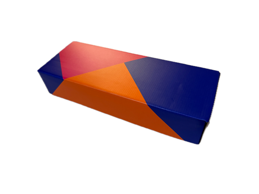 220x Flat-Pack Cardboard Packing Boxes Carton w/ Geometric Print (278x100X55mm)-4