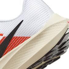 Nike Air Zoom Mens Pegasus 40 EK Sneakers Runners Shoes in White/Black/Chile Red-2