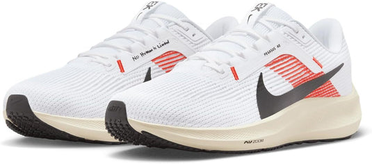 Nike Air Zoom Mens Pegasus 40 EK Sneakers Runners Shoes in White/Black/Chile Red-1