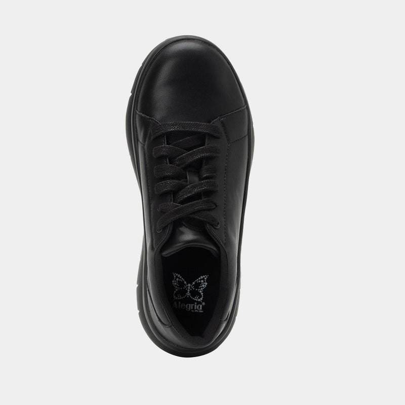 Load image into Gallery viewer, Alegria Womens Shoes Flote Rocker Sole Lace Up Sneakers in Black-4

