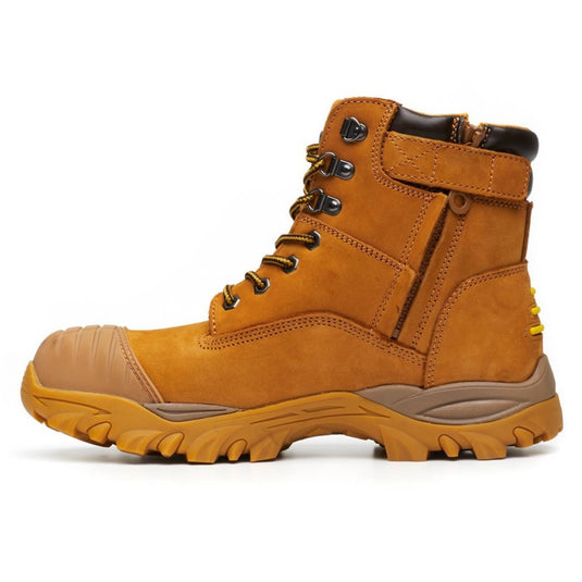 DIADORA Utility Craze w Zip Work Boots Composite Cap Workwear Shoes - Wheat-4