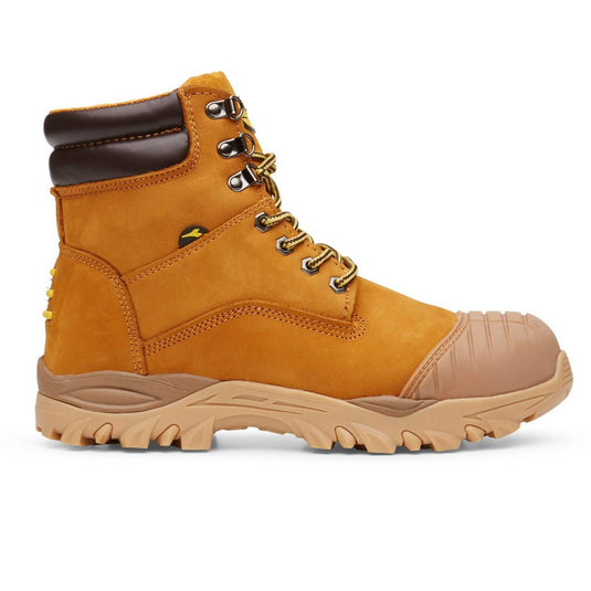 DIADORA Utility Craze w Zip Work Boots Composite Cap Workwear Shoes - Wheat-3