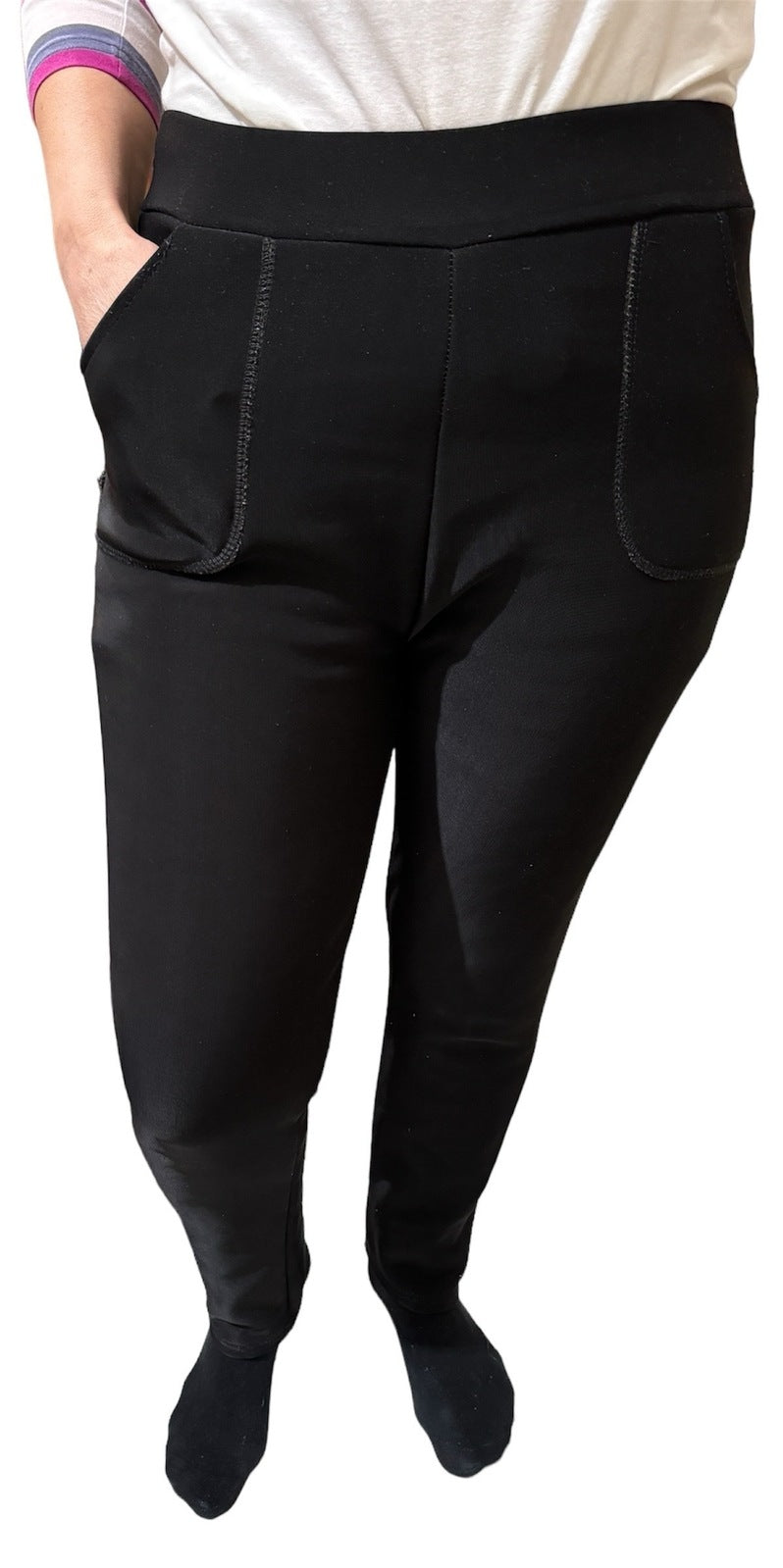 Load image into Gallery viewer, Ladies Fur Lined Thermal Leggings Womens Warm Winter Pants Stretch Skinny Leg-4
