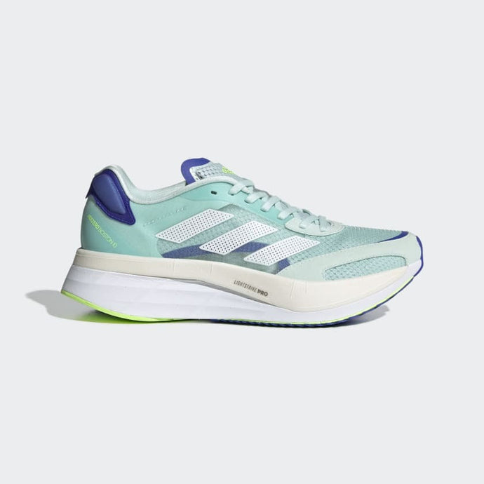 Adidas Womens Adizero Boston 10 Shoes Runners Sneakers Running - Mint-10