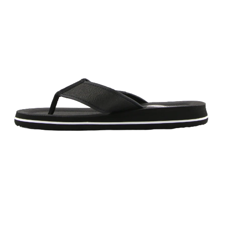Load image into Gallery viewer, Lightning Bolt Wilson Flip Flops Thongs Sandals Shoes - Black/White-4
