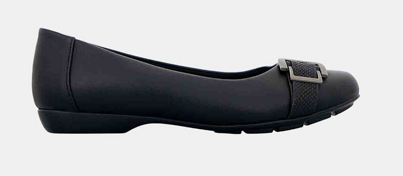 Load image into Gallery viewer, Panache Womens Katoa Ballet Flats Shoes Comfortable Classic Casual in Black-1

