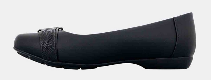 Load image into Gallery viewer, Panache Womens Katoa Ballet Flats Shoes Comfortable Classic Casual in Black-3
