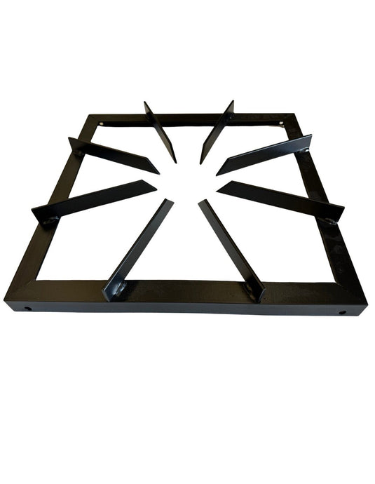 Heavy Duty Sturdy Metal Gas Burner Stand BBQ Barbecue in Black 38x38x10cm-4