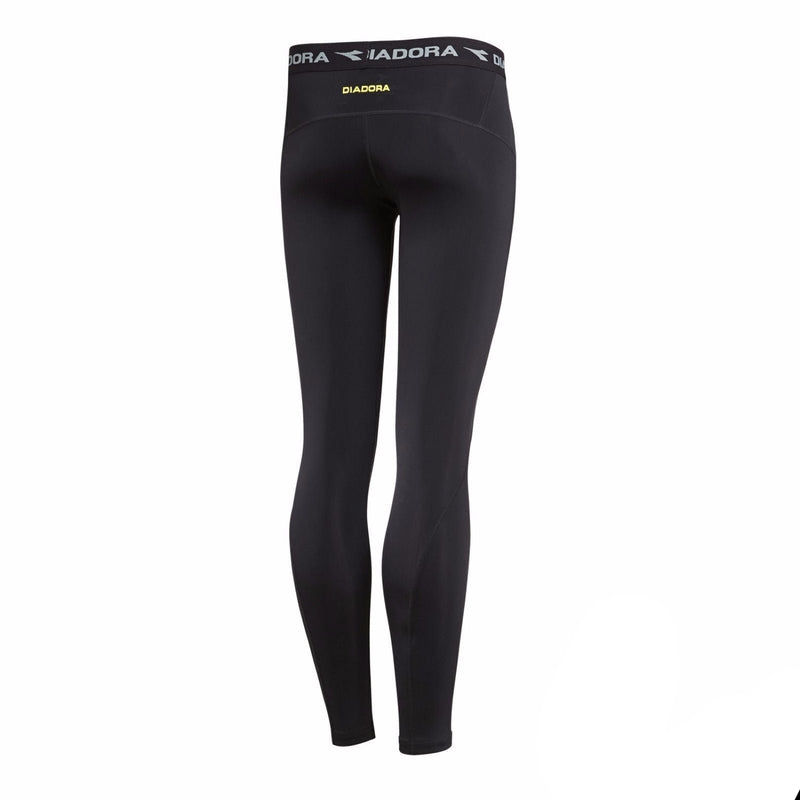 Load image into Gallery viewer, Kids DIADORA Compression Tights Long Johns Running Junior Boys Thermal - Black-3
