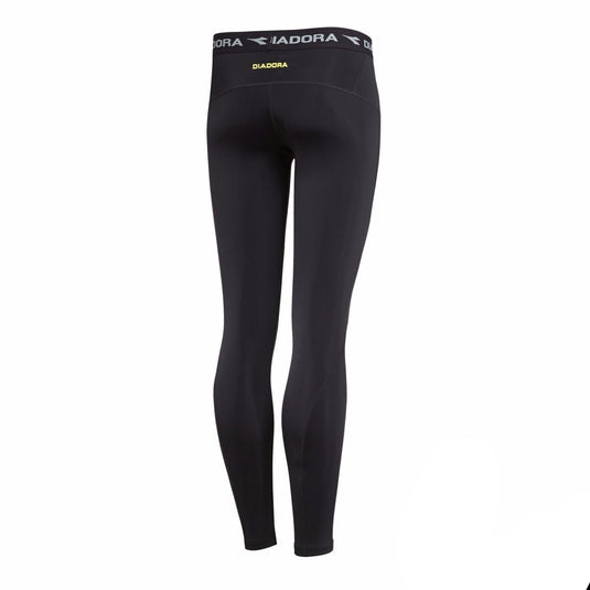 Kids DIADORA Compression Tights Long Johns Running Junior Boys Thermal - Black-3