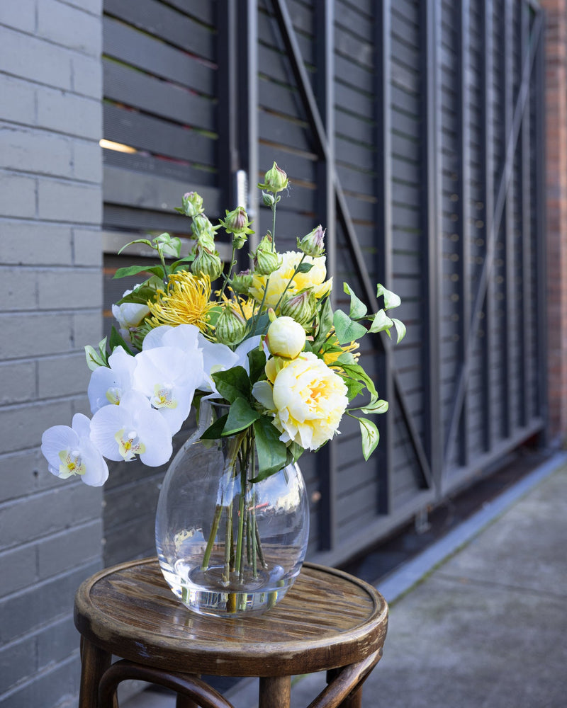 Load image into Gallery viewer, 46cm Orchid &amp; Peony Mixed Arrangement Artificial Flower Plant Decor-3
