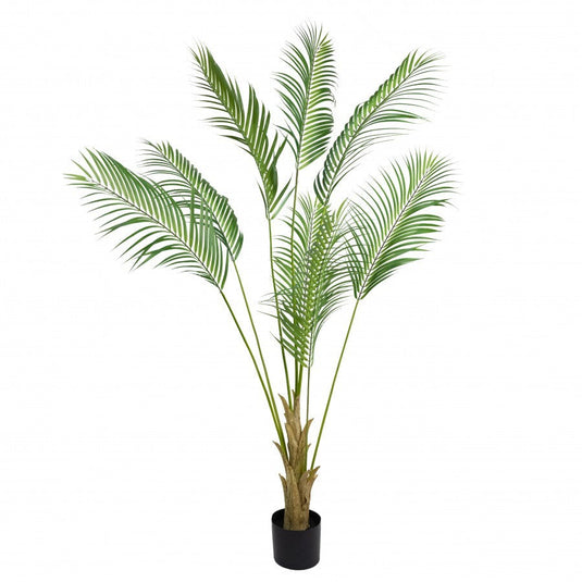 210cm Potted Artificial Palm Tree Green Plant Decor Tropical Greenery-1
