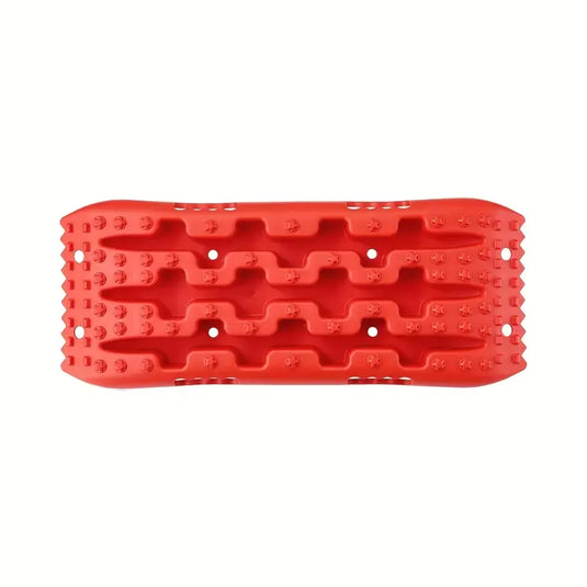 1x Off Road 4x4 Mud Sand Snow Traction Recovery Board Track 4WD - Red-0