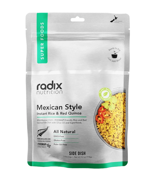 Radix Instant Rice and Quinoa Mix Mexican Style | Adventureco
