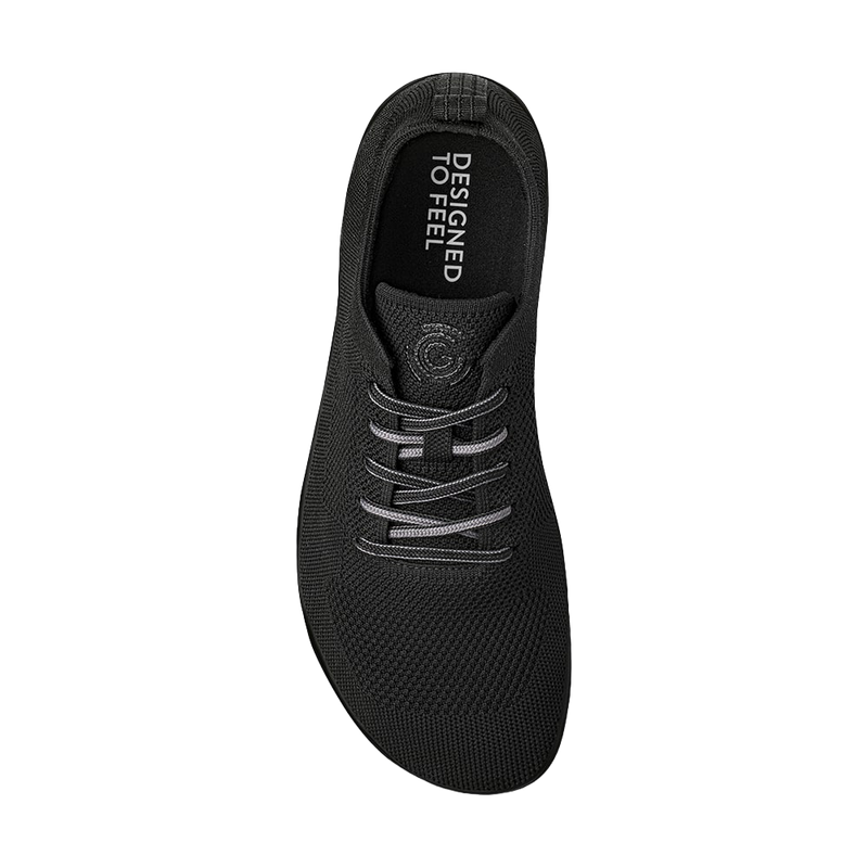 Load image into Gallery viewer, Groundies Active Knit Men's Barefoot Shoes – Black
