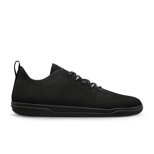 Groundies Active Knit Men's Barefoot Shoes – Black